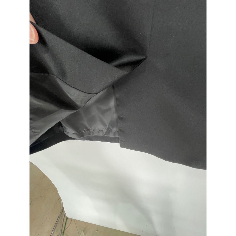 Le Suit Womens Skirt Suit 10 Blazer Set Cream Black Satin Professional Formal - Picture 14 of 16